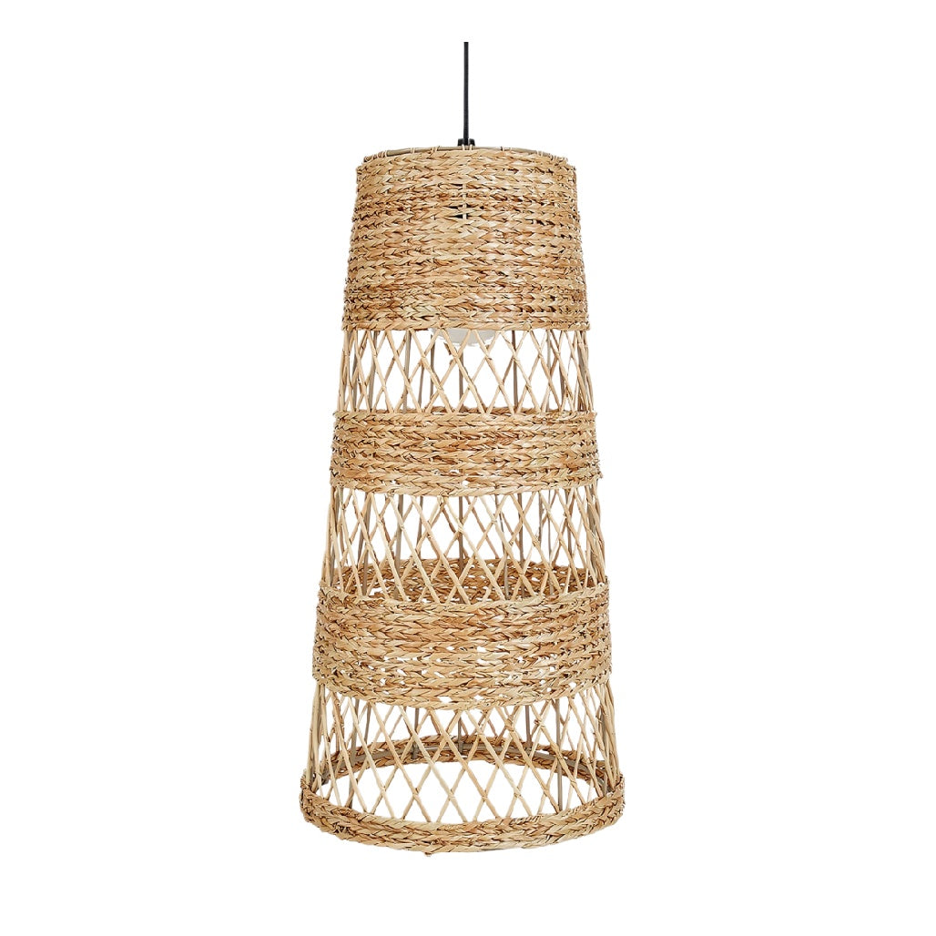 **Lampa wisząca z plecionki rattanowej - nowoczesny design**